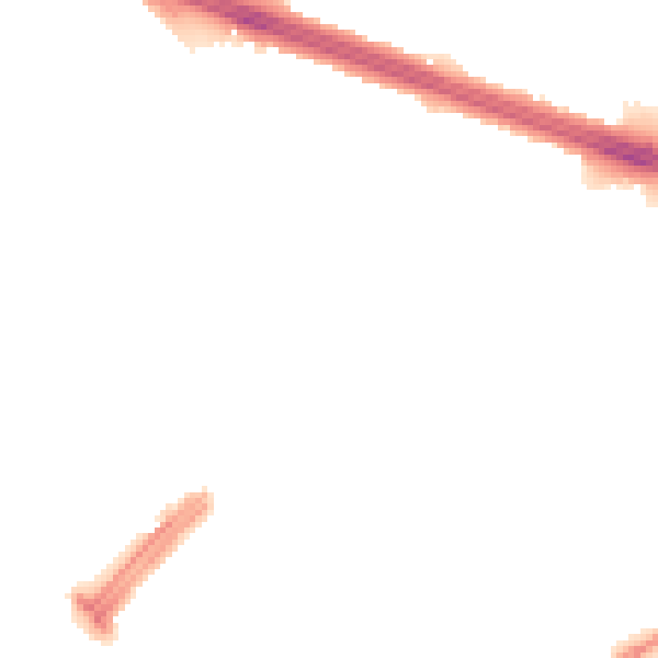 Night-time road noise heatmap for L4 7XN