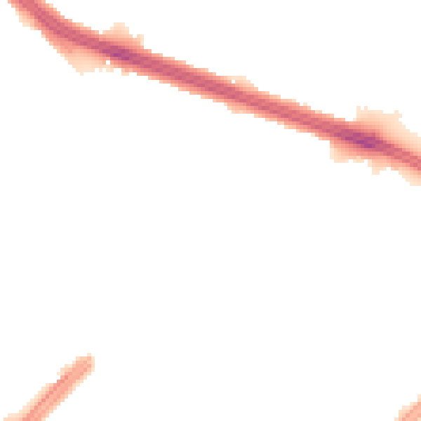 Night-time road noise heatmap for L4 7XW
