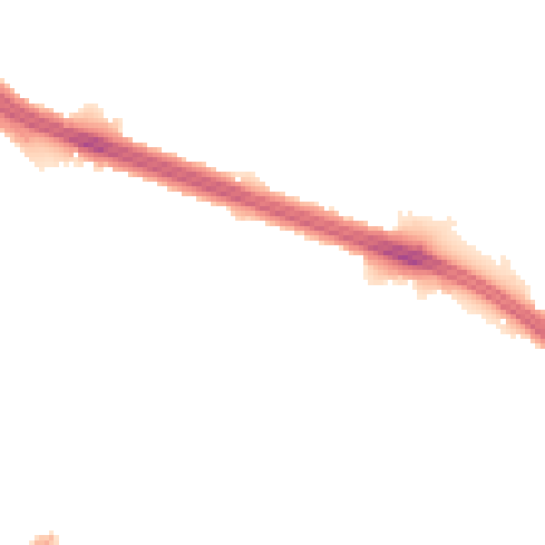 Night-time road noise heatmap for L4 8TB