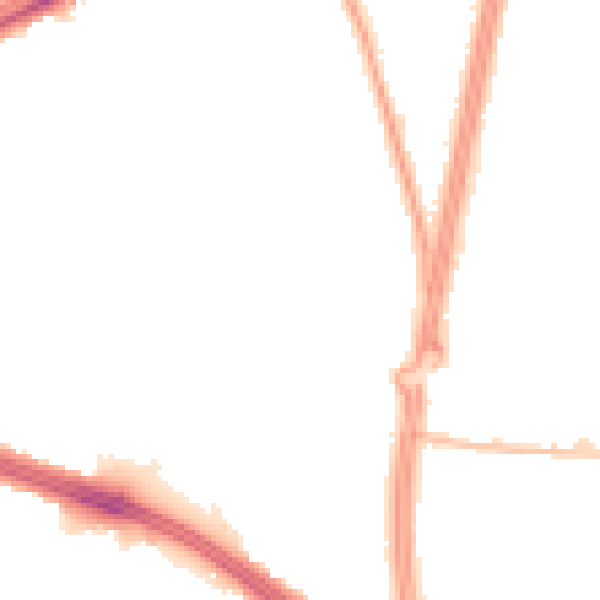 Night-time road noise heatmap for L4 9RL
