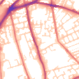 Daytime road noise heatmap for L5 0PJ