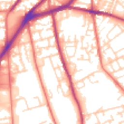 Daytime road noise heatmap for L5 0RA