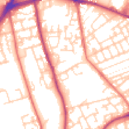 Daytime road noise heatmap for L5 0SZ