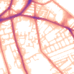 Daytime road noise heatmap for L5 0TU