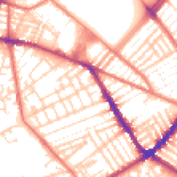 Daytime road noise heatmap for L5 1AF