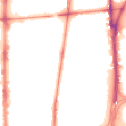Night-time road noise heatmap for L5 2BP