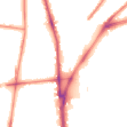 Night-time road noise heatmap for L5 2PJ