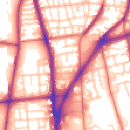 Daytime road noise heatmap for L5 2PT