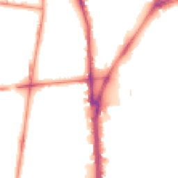 Night-time road noise heatmap for L5 2QE