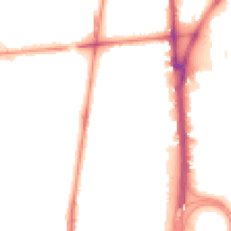 Night-time road noise heatmap for L5 2SU