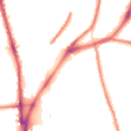 Night-time road noise heatmap for L5 5DX