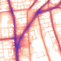 Daytime road noise heatmap for L5 5EJ