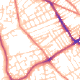 Daytime road noise heatmap for L5 6PB