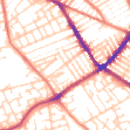 Daytime road noise heatmap for L5 6PP