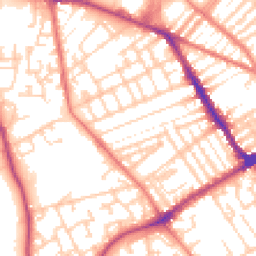 Daytime road noise heatmap for L5 6RR