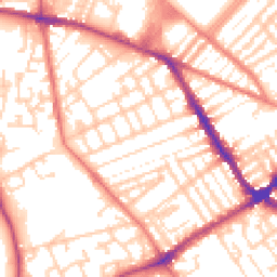 Daytime road noise heatmap for L5 6RW