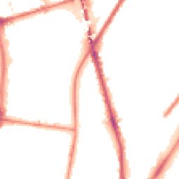 Night-time road noise heatmap for L5 7RW