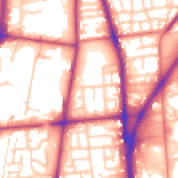 Daytime road noise heatmap for L5 7SU