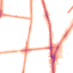 Night-time road noise heatmap for L5 7SU
