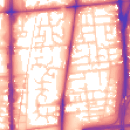 Daytime road noise heatmap for L5 8SA