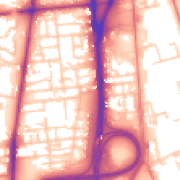 Daytime road noise heatmap for L5 8SB