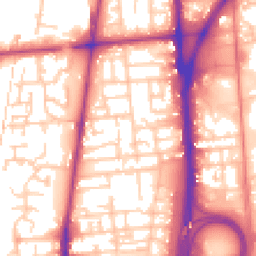 Daytime road noise heatmap for L5 8SU