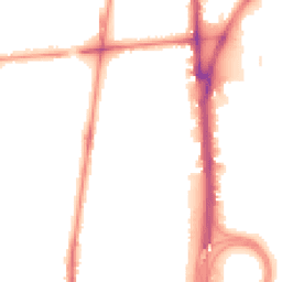 Night-time road noise heatmap for L5 8SU