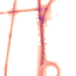 Night-time road noise heatmap for L5 8XU