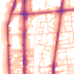 Daytime road noise heatmap for L5 9RE