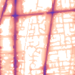 Daytime road noise heatmap for L5 9RG