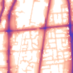 Daytime road noise heatmap for L5 9RS