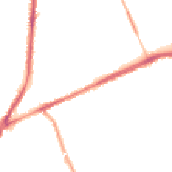 Night-time road noise heatmap for L9 0ED