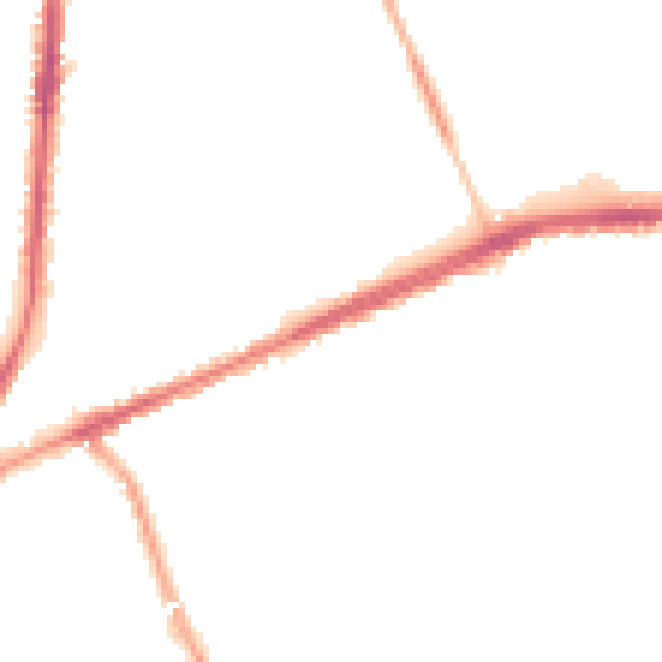 Night-time road noise heatmap for L9 0EP