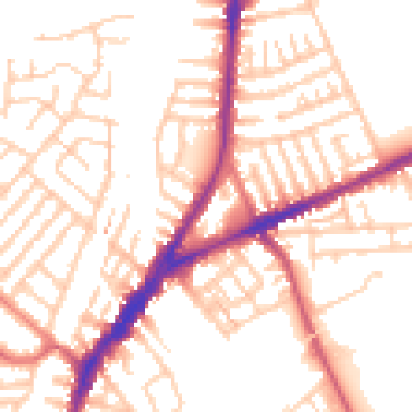 Daytime road noise heatmap for L9 0ER