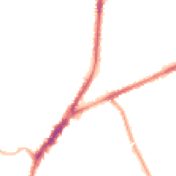 Night-time road noise heatmap for L9 0ER