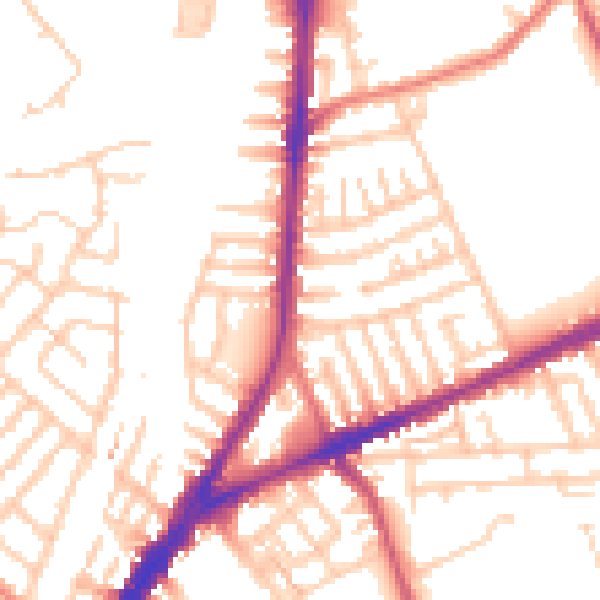 Daytime road noise heatmap for L9 0ES