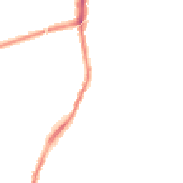 Night-time road noise heatmap for L9 1DL