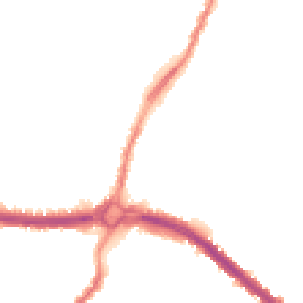Night-time road noise heatmap for L9 1EA
