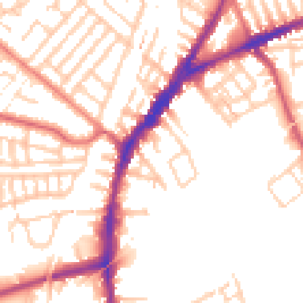 Daytime road noise heatmap for L9 2DR