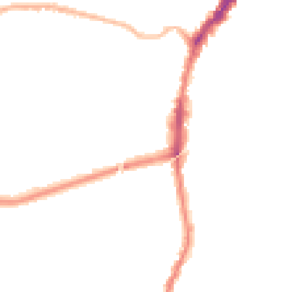 Night-time road noise heatmap for L9 3DB