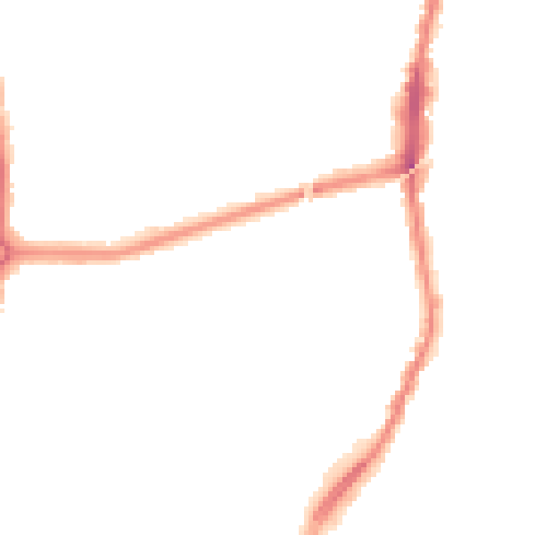 Night-time road noise heatmap for L9 3DG