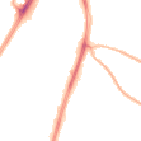 Night-time road noise heatmap for L9 5AE