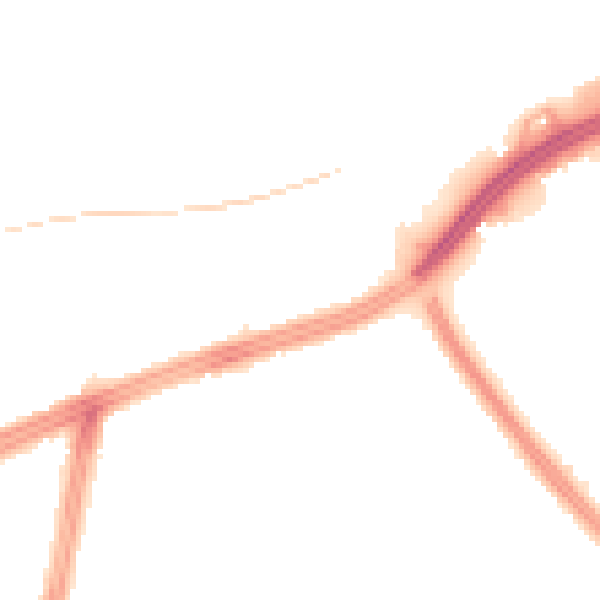 Night-time road noise heatmap for L9 6EG