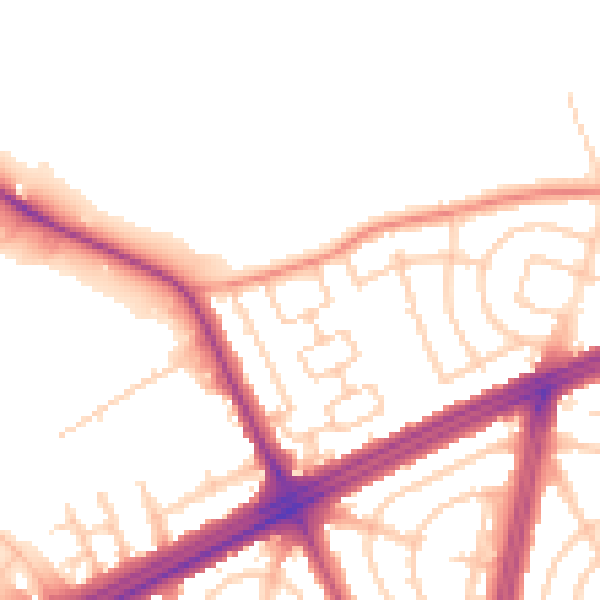 Daytime road noise heatmap for L9 6ER