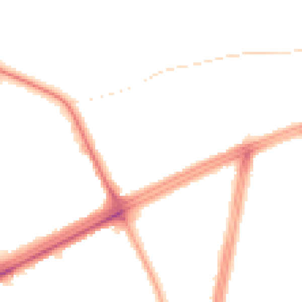 Night-time road noise heatmap for L9 6EU