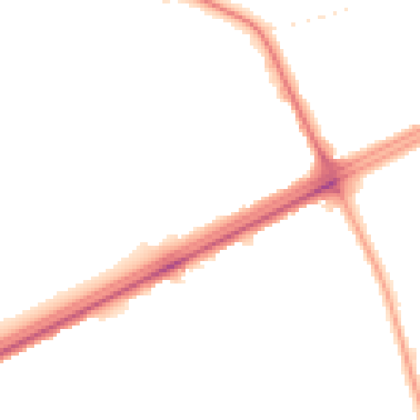 Night-time road noise heatmap for L9 6GA