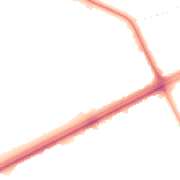 Night-time road noise heatmap for L9 6GF
