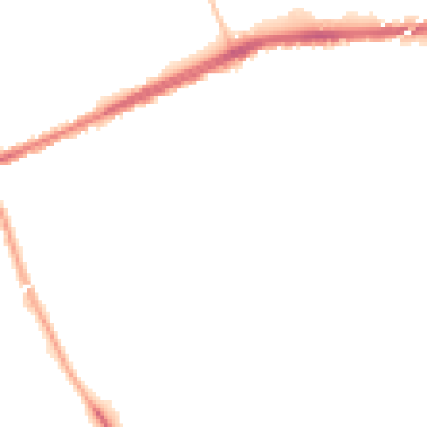 Night-time road noise heatmap for L9 7LU
