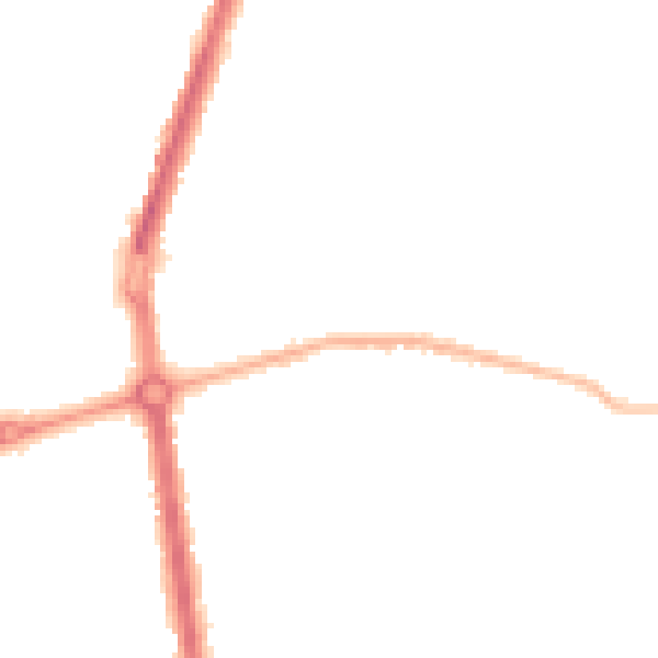 Night-time road noise heatmap for L9 8AW