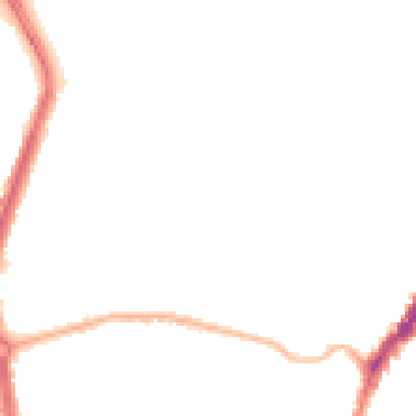 Night-time road noise heatmap for L9 8EU